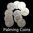 Palming Coins Morgan Dollar Version